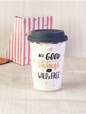 "All Good Things Are Wile & Free" Mug